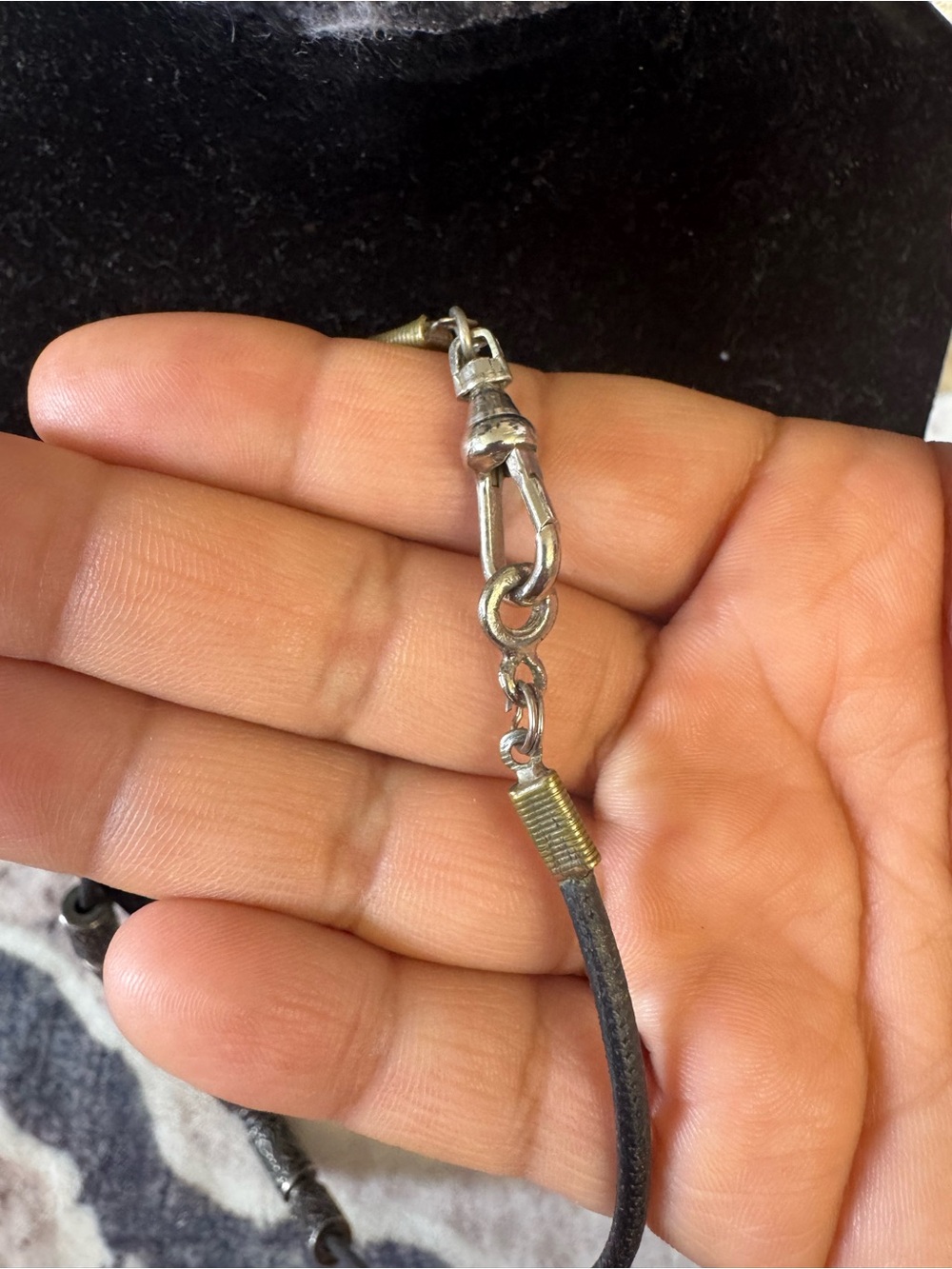 Antique silver heart pedant necklace - Picture 3 of 3